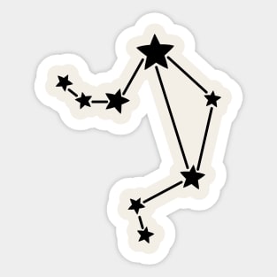 Libra Constellation Sticker